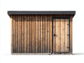 Gartenhäuser Holz 300x180x220 cm - Braun-Schwarz - mit Einzeltür und Pultdach